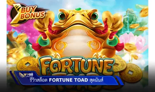 รีวิวสล็อต เว็บนินจา168 เกม Fortune Toad สุดมันส์