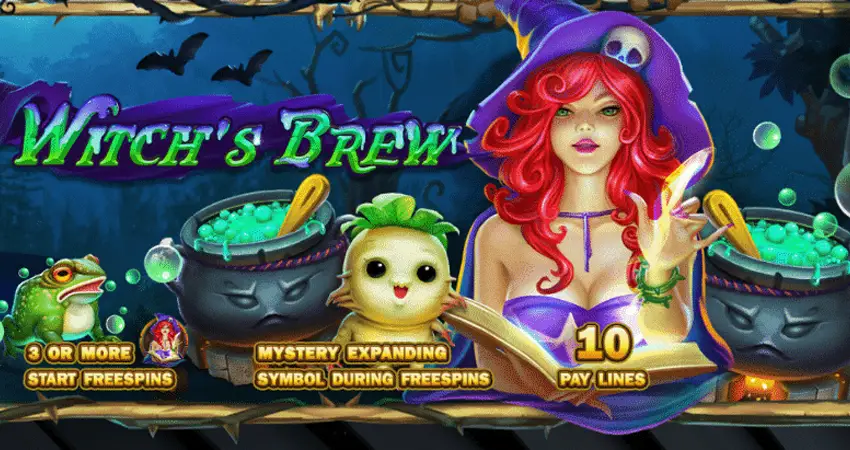 แนะนำเกม สล็อต เล่นง่าย กับเกม Witch’s Brew